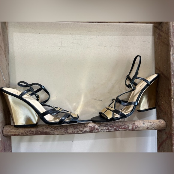 kate spade Shoes - Kate Spade Gold Sandals